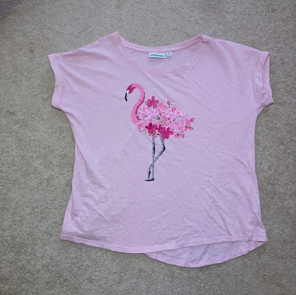 Pink Flamingo T-shirt - Picture 3 of 9